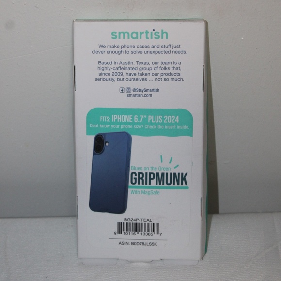 smartish. Blues on the Green Gripmunk w/ MagSafe - Picture 7 of 7